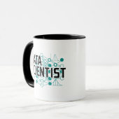Mug Cadeau de scientifique de données et d'analyste de (Devant gauche)