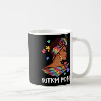 Mug Cadeau de sensibilisation au puzzle afro de maman