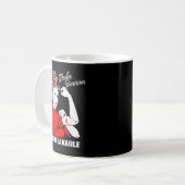 Mug Cadeau de sensibilisation aux accidents vasculaire (Devant gauche)