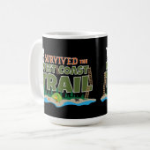 Mug cadeau de sentier de la côte ouest (Devant gauche)