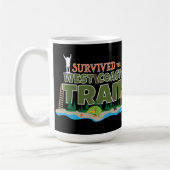 Mug cadeau de sentier de la côte ouest (Gauche)