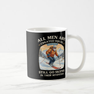 Mug Cadeau de skieur pour 70e anniversaire Ski vintage