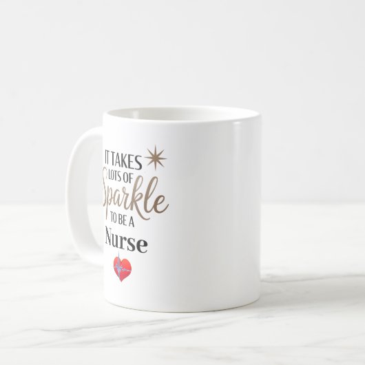 Mug ✨ cadeau de soumission pour infirmière (Devant gauche)