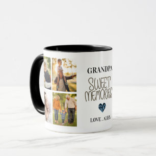 Mug Cadeau de souvenirs doux personnalisé 5 photos pou