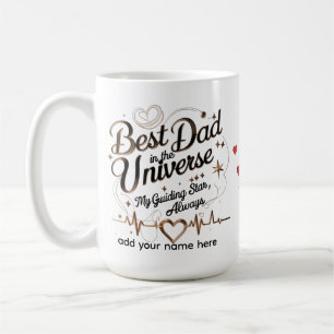 Mug Cadeau de Star Heartbeat personnalisé pour lui