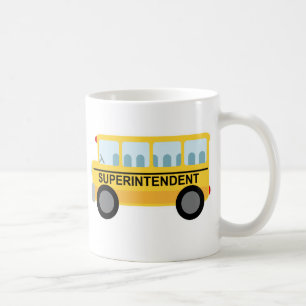 Mug Cadeau de surveillant (autobus scolaire)