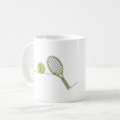 Mug Cadeau de tennis de l'amant | de tennis (Devant gauche)