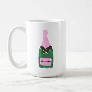 Mug Cadeau de toast de célébration de bouteille de cha