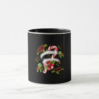 Mug Cadeau de tortue | Turtle Candy Sweet Christmas