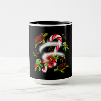 Mug Cadeau de tortue | Turtle Candy Sweet Christmas