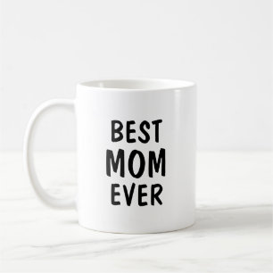 Mug Cadeau de typographie minimaliste Meilleure Maman
