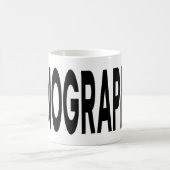 Mug Cadeau de typographie SONOGRAPHER pour technicien (Centre)