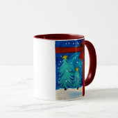 Mug cadeau de vacances (Devant droit)