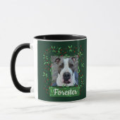 Mug Cadeau de vacances photo de compagnie (Gauche)