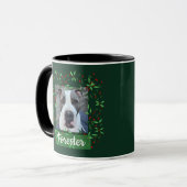 Mug Cadeau de vacances photo de compagnie (Devant gauche)