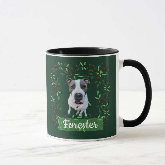 Mug Cadeau de vacances photo de compagnie (Droite)