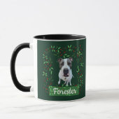 Mug Cadeau de vacances photo de compagnie (Gauche)
