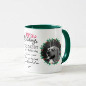 Mug Cadeau de vacances pour DOG maman ou papa ajouter  (Devant droit)