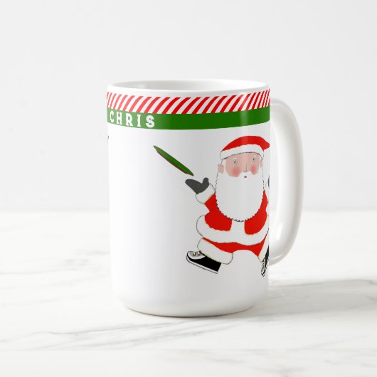 Mug Cadeau de vacances Ultimate Frisbee (Devant droit)