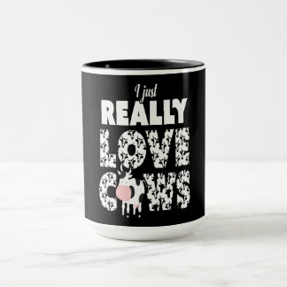 Mug Cadeau de vache| J'Aime Vraiment Le Cadeau Des Vac