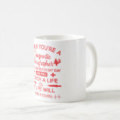 Mug Cadeau de vie tactile pour les songraphistes diagn (Devant droit)
