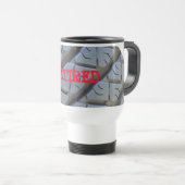 Mug cadeau de voyage à la retraite (Devant droit)