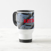Mug cadeau de voyage à la retraite (Devant gauche)