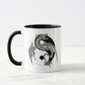 Mug Cadeau de Yin Yang de dragon (Gauche)