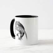 Mug Cadeau de Yin Yang de dragon (Devant gauche)