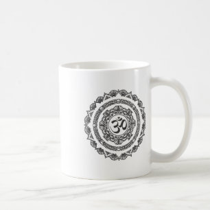 Mug Cadeau de Yogi Bouddha Symbole Om Mandala de Yoga 