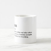Mug Cadeau Définition Taureau Astrologie Esthétique (Centre)