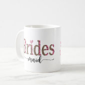 Mug Cadeau d'Empreinte de léopard personnalisé (Devant gauche)