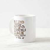 Mug Cadeau d'entraîneur d'athlétisme (Devant gauche)