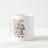 Mug Cadeau d'entraîneur de gymnastique (Devant gauche)