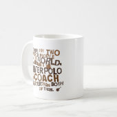Mug Cadeau d'entraîneur de polo d'eau (Devant gauche)