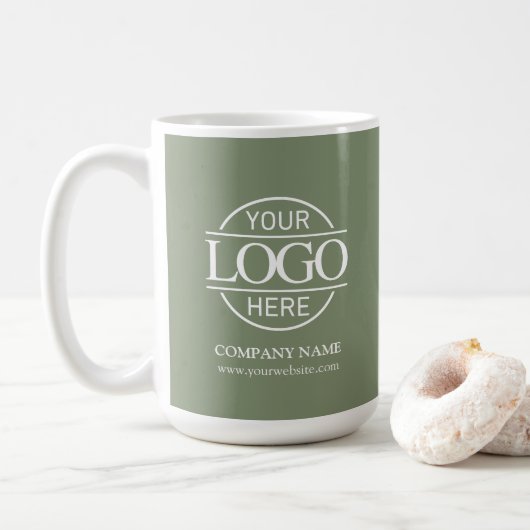 Mug Cadeau d'entreprise personnalisé avec logo (Avec donut)