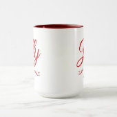 Mug Cadeau d'esprits de Noël drôles comme c** (Centre)