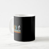 Mug Cadeau d'évolution de football rétro pour joueuses (Devant gauche)