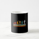 Mug Cadeau d'évolution de football rétro pour joueuses (Centre)