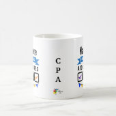 Mug Cadeau d'examens CPA Licence de comptable public c (Centre)