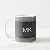 Mug Cadeau d'exécutif de cool du monogramme des hommes (Gauche)