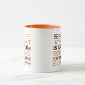 Mug Cadeau d'expert-comptable drôle, être un expert-co (Centre)
