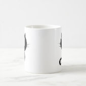 Mug Cadeau d'Halloween à la chatte noire (Centre)