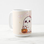Mug Cadeau d'Halloween Kawaii Ghost (Devant gauche)