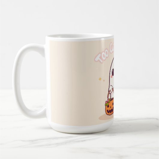 Mug Cadeau d'Halloween Kawaii Ghost (Gauche)