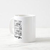 Mug Cadeau d'harpe (Devant gauche)