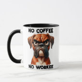Mug Cadeau d'humour de chien drôle - Conception canine (Gauche)