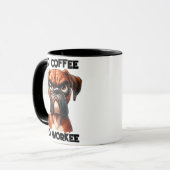 Mug Cadeau d'humour de chien drôle - Conception canine (Devant gauche)