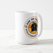 Mug Cadeau d'humour sur l'évolution pour professeur de (Devant droit)