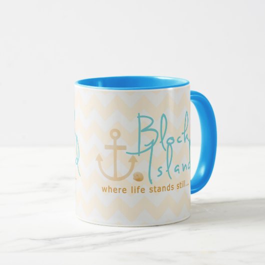 Mug Cadeau d'Île de Block (Devant droit)